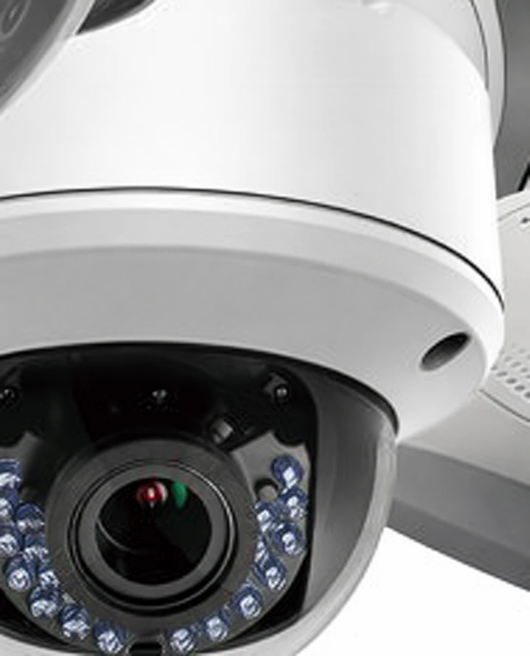 Dome camera close-up from the source lineup