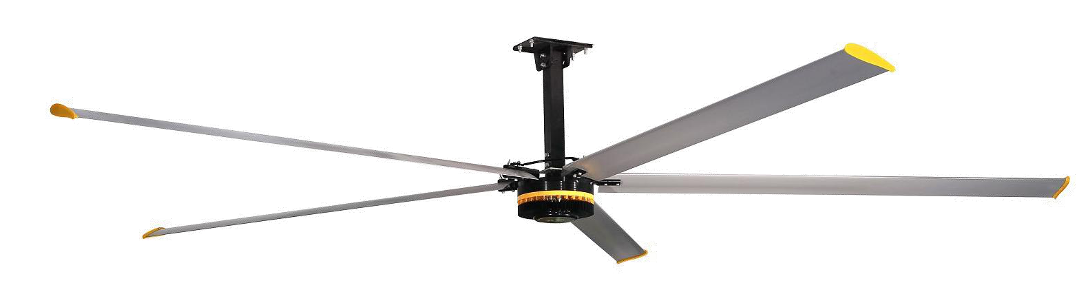 Industrial ceiling fan extracted from the supplied profile